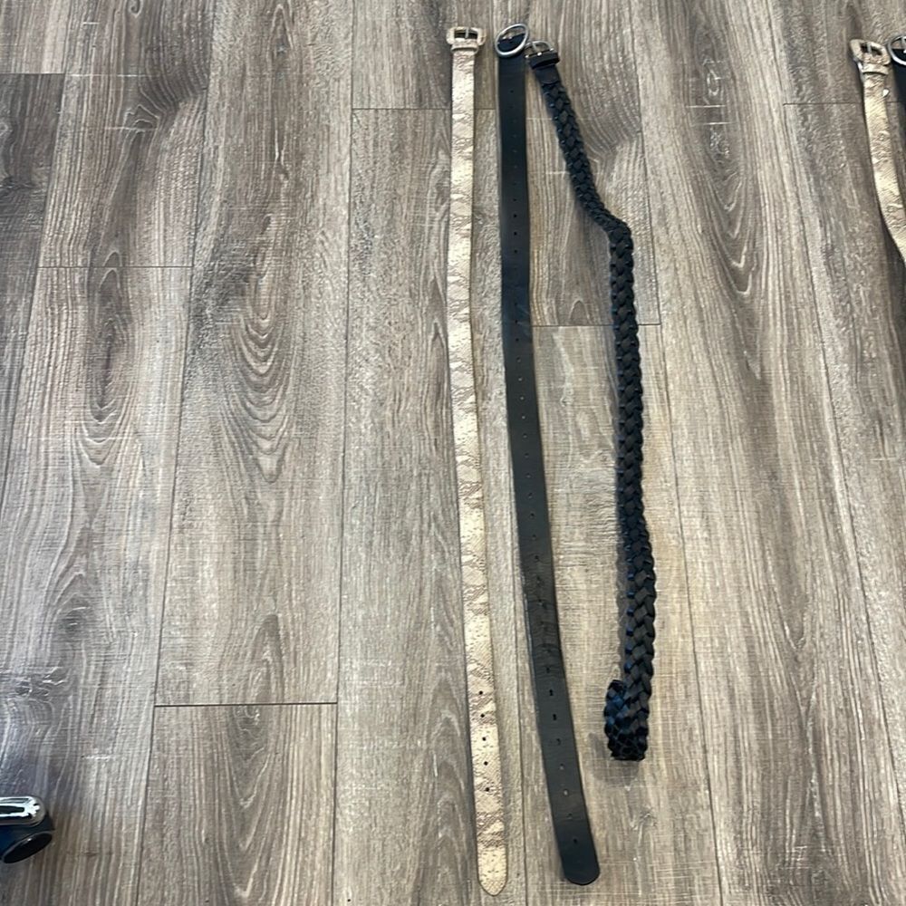 Bundle of 3 size large belts
